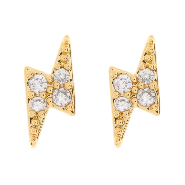 Joey - Crystal Lightning Stud Earring