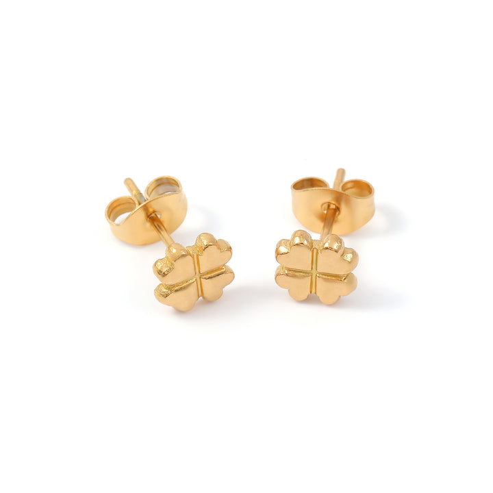 Alexa - Clover Mini Stud Earrings Stainless Steel