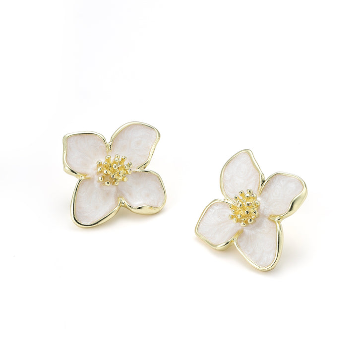 Alora - Boucles d'oreilles en forme de fleur