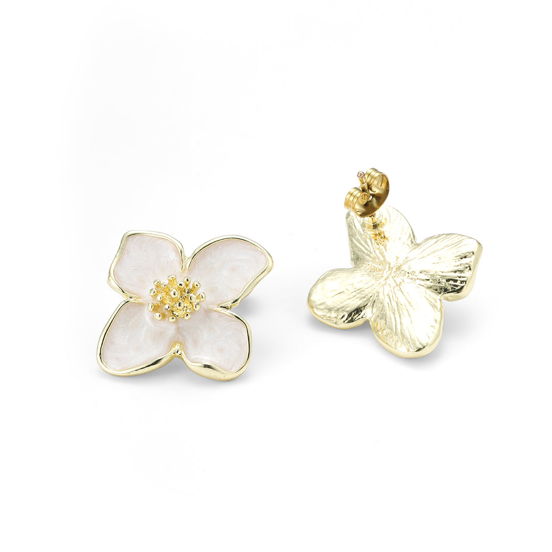 Alora - Boucles d'oreilles en forme de fleur