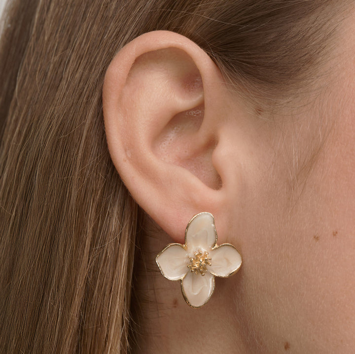 Alora - Boucles d'oreilles en forme de fleur